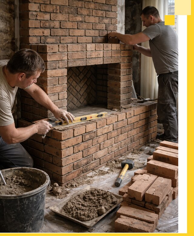 Изготовление и установка кирпичных каминов в Георгиевске