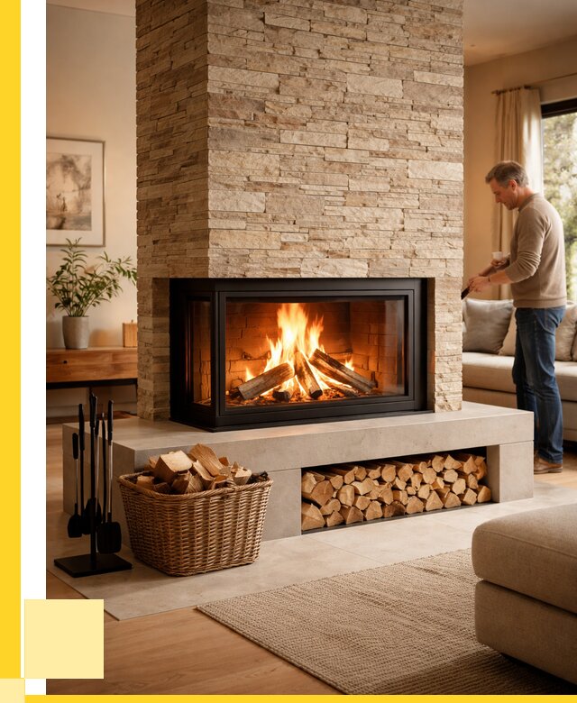 Дровяной камин под ключ в Георгиевске от 206140 р. | ЭриданГрг