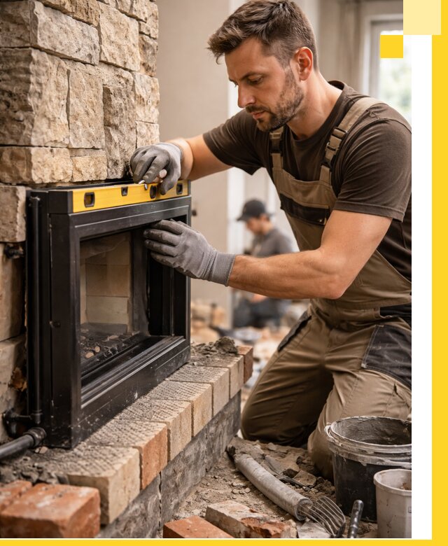 Дровяные камины под ключ в Георгиевске: монтаж, обустройство