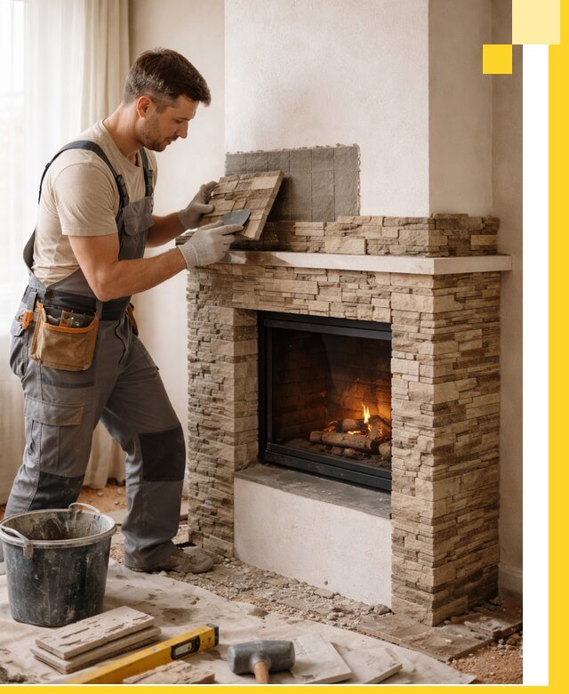 Изготовление и монтаж каминов для дома под ключ в Георгиевске