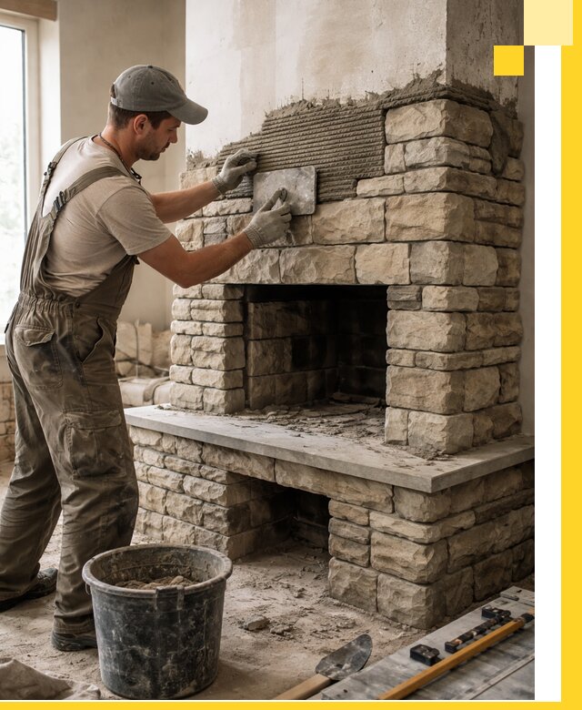 Строительство каминов под ключ в Георгиевске от проектирования до монтажа