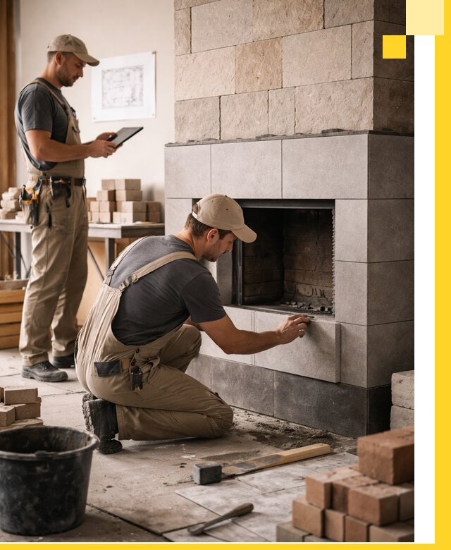 Индивидуальные проекты каминов и каминных систем в Георгиевске