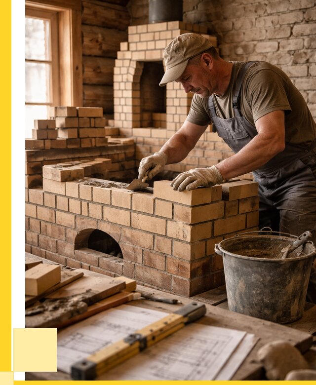 Кладка печей из кирпича в Георгиевске цены от 30921 р. - ЭриданГрг