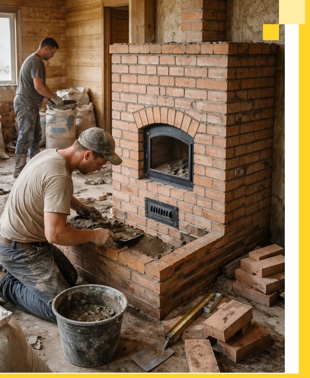 Профессиональное строительство печей в Георгиевске под ключ