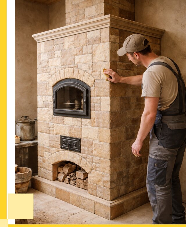 Облицовка печей в Георгиевске от 4638 р. под ключ | ЭриданГрг