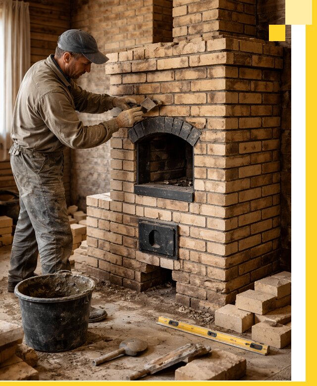 Кирпичные печи под ключ в Георгиевске: проектирование и кладка