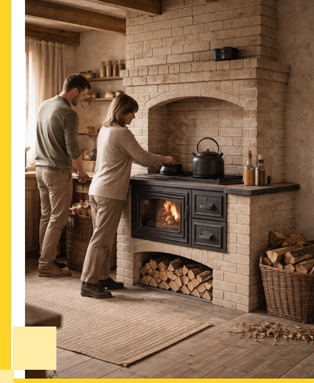 Печи с плитой в Георгиевске от 46382 р. | ЭриданГрг — кирпичная печь