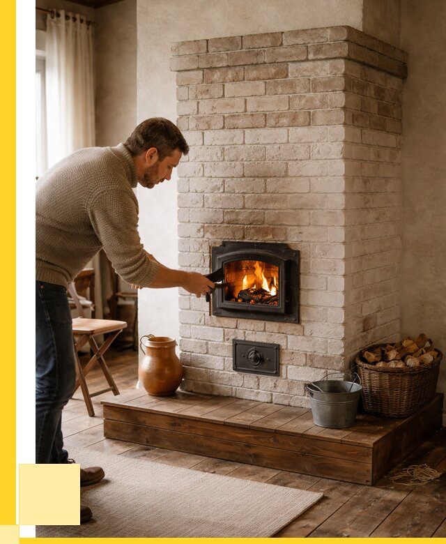 Печь голландка из кирпича в Георгиевске от 87610 р. | ЭриданГрг