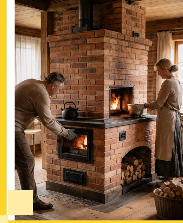 Печи для загородного дома под ключ в Георгиевске от 82456 р. | ЭриданГрг