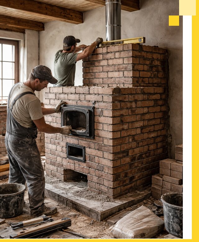 Печи для загородного дома под ключ в Георгиевске — монтаж и сервис