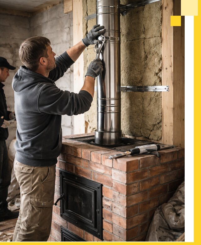 Изготовление и монтаж печей и дымоходов под ключ в Георгиевске