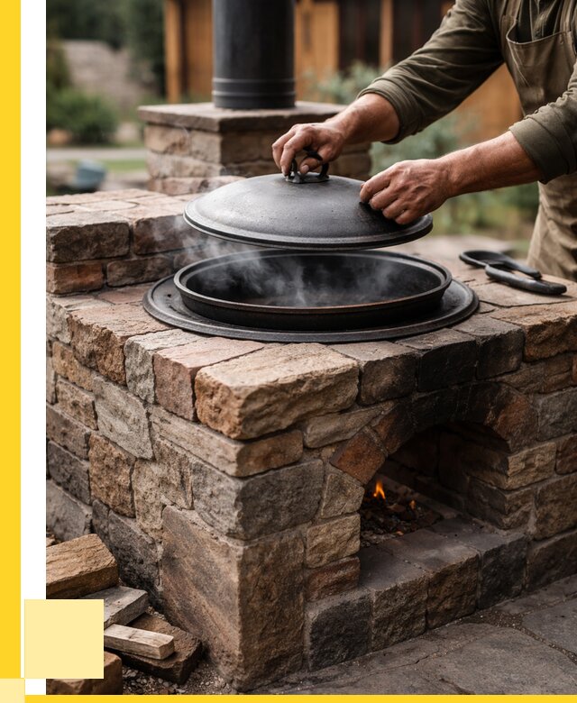 Печи для казана в Георгиевске по цене от 18553 р. | ЭриданГрг