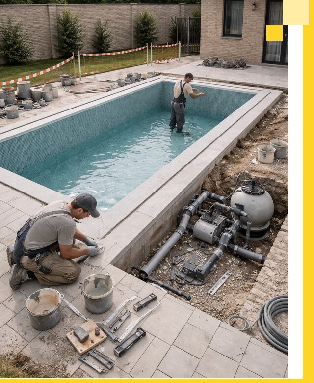 Строительство бассейнов под ключ в Георгиевске: проекты и монтаж