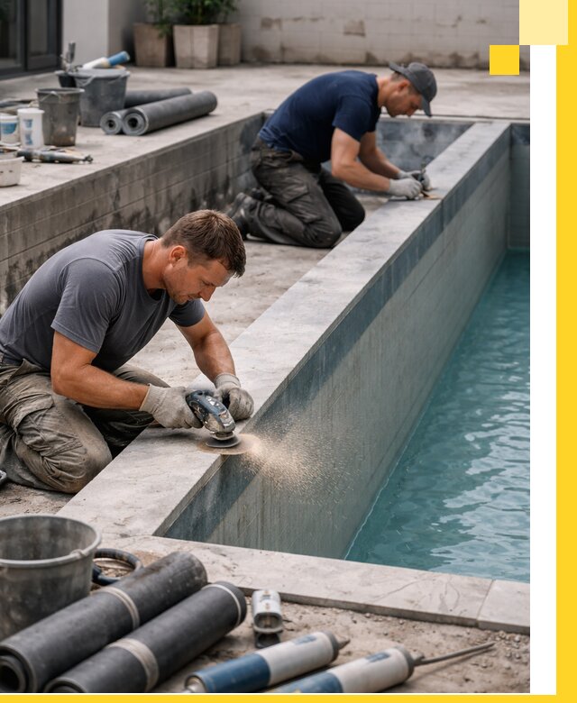 Профессиональный ремонт бассейнов под ключ в Георгиевске