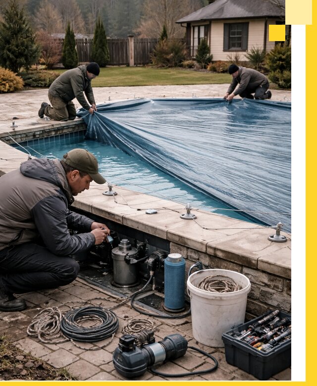 Консервация бассейнов в Георгиевске: подготовка к длительному хранению