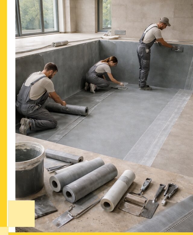 Гидроизоляция бассейнов в Георгиевске от 2061 р., ЭриданГрг