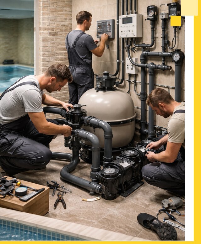 Комплексное оборудование для бассейнов под ключ в Георгиевске