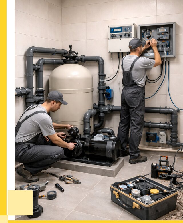 Монтаж оборудования для бассейнов в Георгиевске от 41228 р. | ЭриданГрг