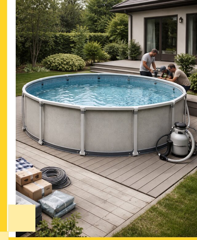 Купить каркасные бассейны в Георгиевске от 46382 р. | ЭриданГрг