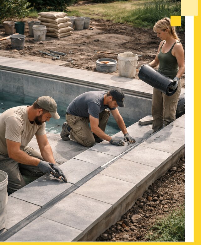 Строительство и монтаж уличных бассейнов под ключ в Георгиевске