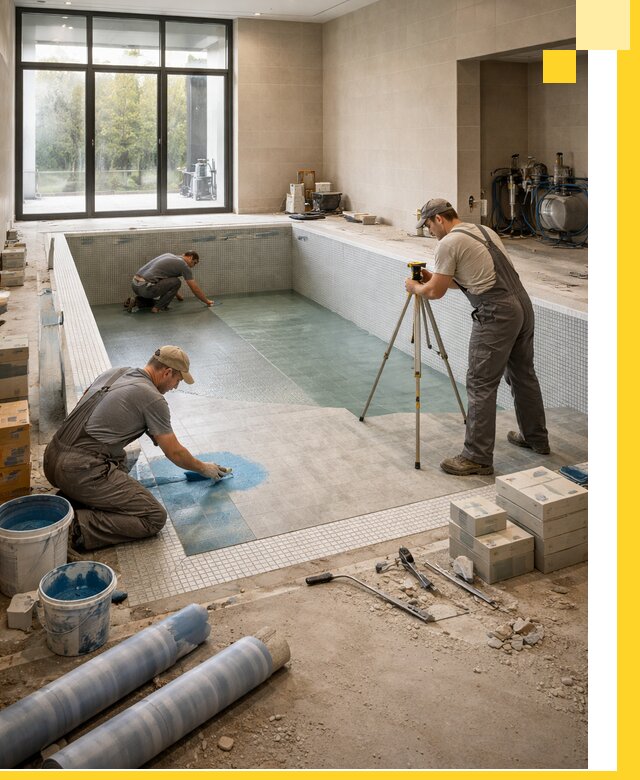 Проект и строительство закрытых бассейнов в Георгиевске под ключ