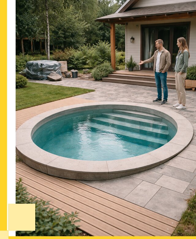 Бассейн на даче под ключ в Георгиевске от 206140 р., ЭриданГрг