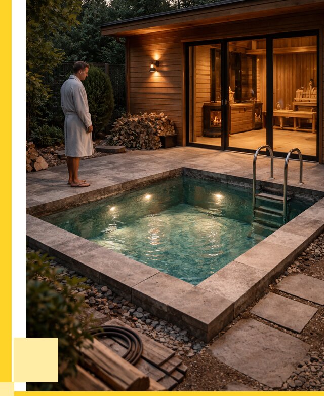 Бани с бассейном под ключ в Георгиевске от 97917 р. | ЭриданГрг