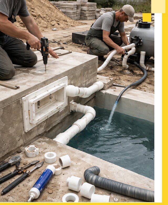 Строительство скиммерных бассейнов под ключ в Георгиевске