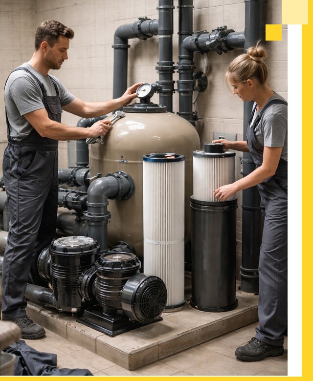 Фильтры и системы фильтрации для бассейнов в Георгиевске