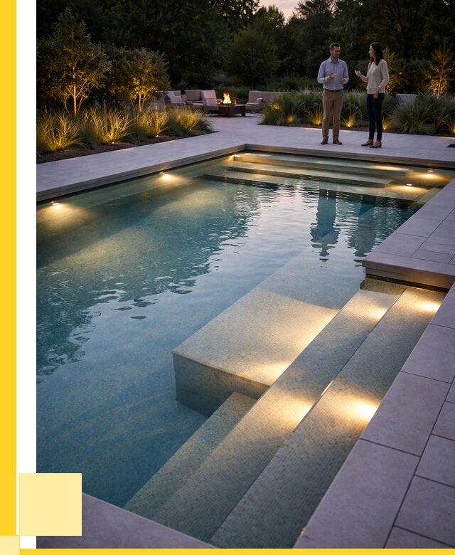 Освещение бассейнов в Георгиевске под ключ от 25768 р. | ЭриданГрг