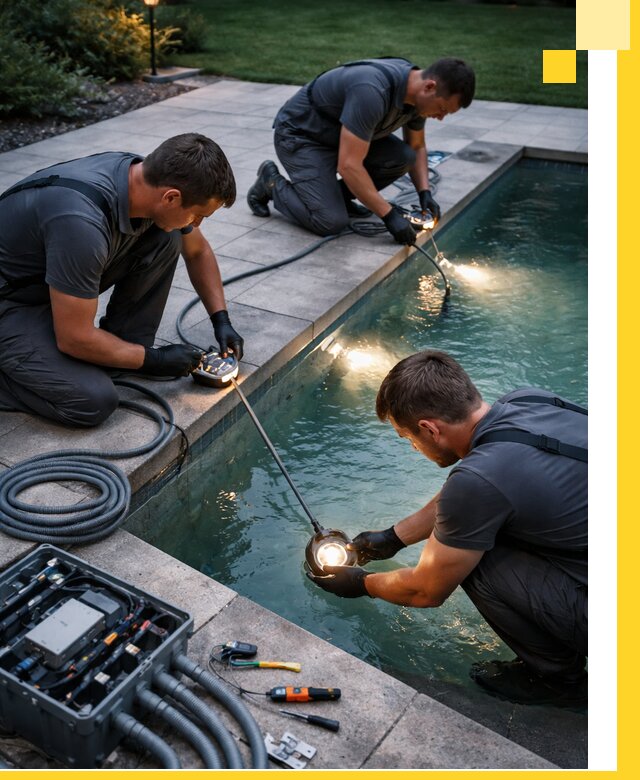 Профессиональное освещение бассейнов в Георгиевске: дизайн и монтаж