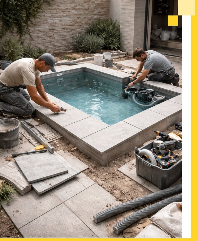 Мини бассейны под ключ в Георгиевске, дизайн и установка