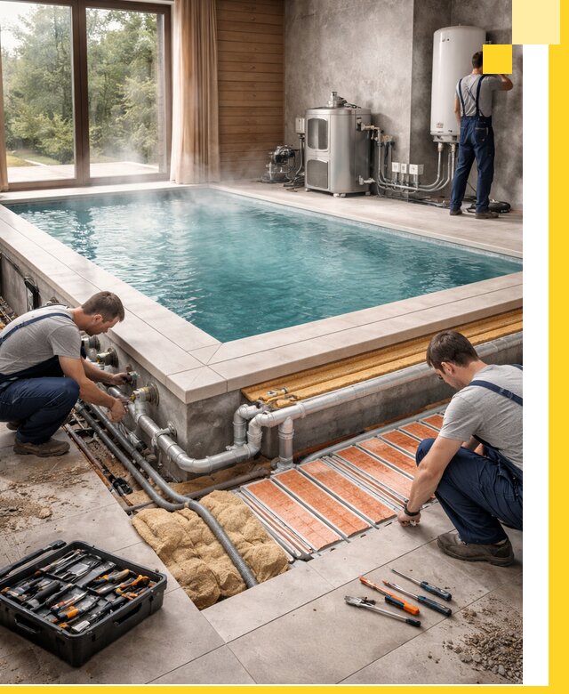 Проектирование и строительство тёплых бассейнов в Георгиевске