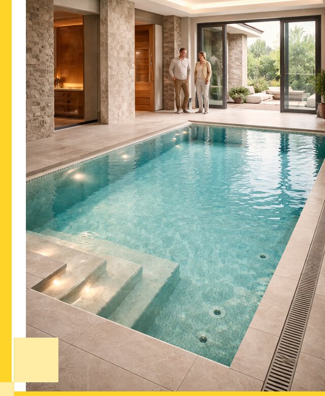 Бассейн во дворе в Георгиевске: проект, отделка от 1236840 р. | ЭриданГрг