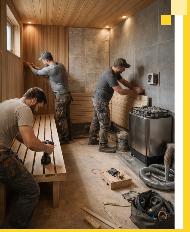 Сауны под ключ в Георгиевске, проектирование, строительство, отделка