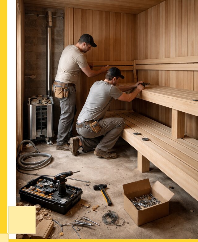Монтаж саун под ключ в Георгиевске от 123684 р. | ЭриданГрг