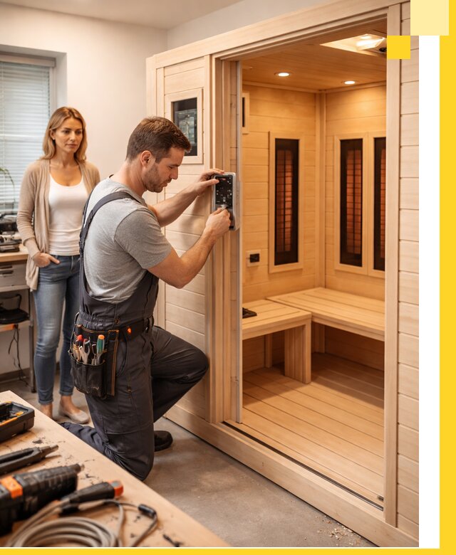 Инфракрасные сауны под ключ в Георгиевске продажа и установка