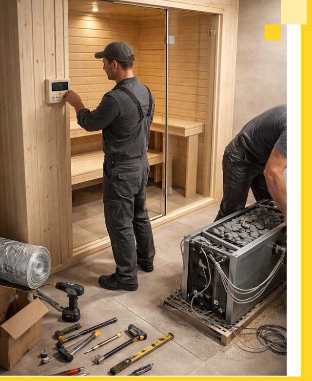 Поставка, установка и монтаж электрических саун в Георгиевске