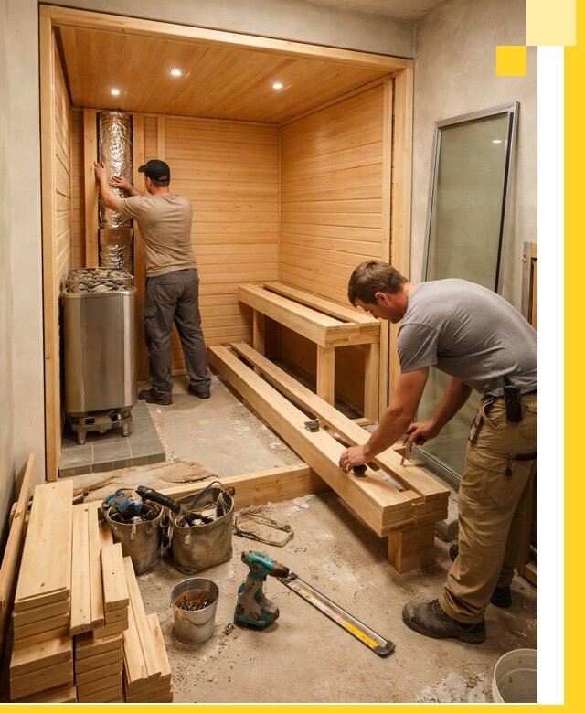 Проектирование и установка домашних саун под ключ в Георгиевске