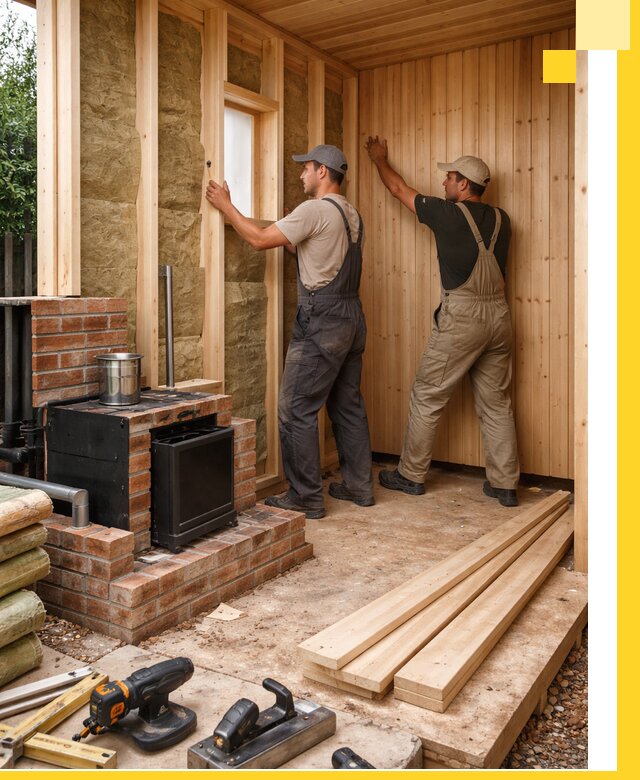 Строительство и установка дачных саун под ключ в Георгиевске