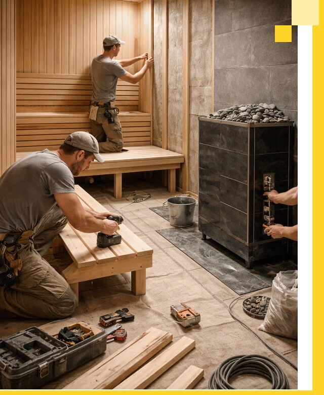 Дизайн и строительство интерьерных саун под ключ в Георгиевске