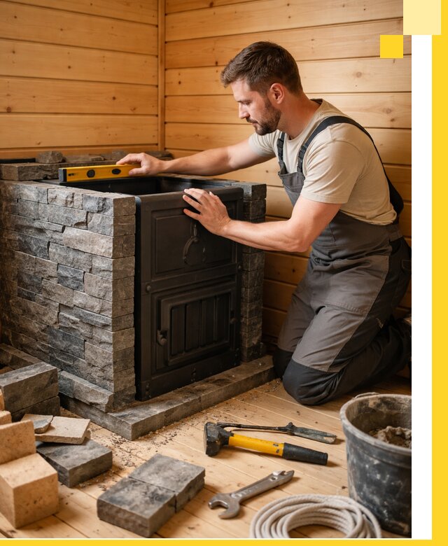 Производство и установка печей для саун под ключ в Георгиевске