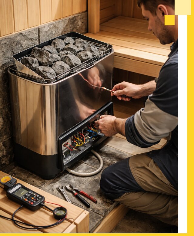 Продажа и установка электрокаменок для саун в Георгиевске