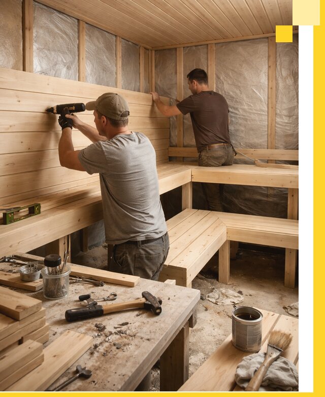 Профессиональная отделка бань и саун под ключ в Георгиевске