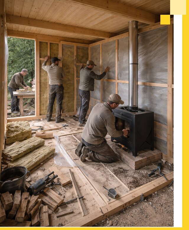 Профессиональный монтаж бань под ключ в Георгиевске для дома