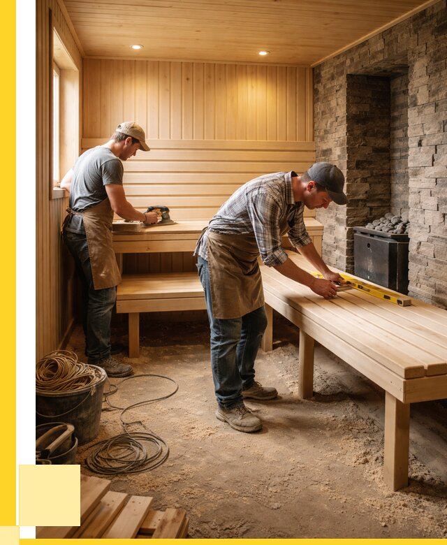 Отделка бани в Георгиевске: внутренняя отделка от 3092 р. | ЭриданГрг