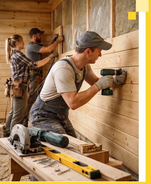 Обшивка бань под ключ в Георгиевске: отделка стен и потолков