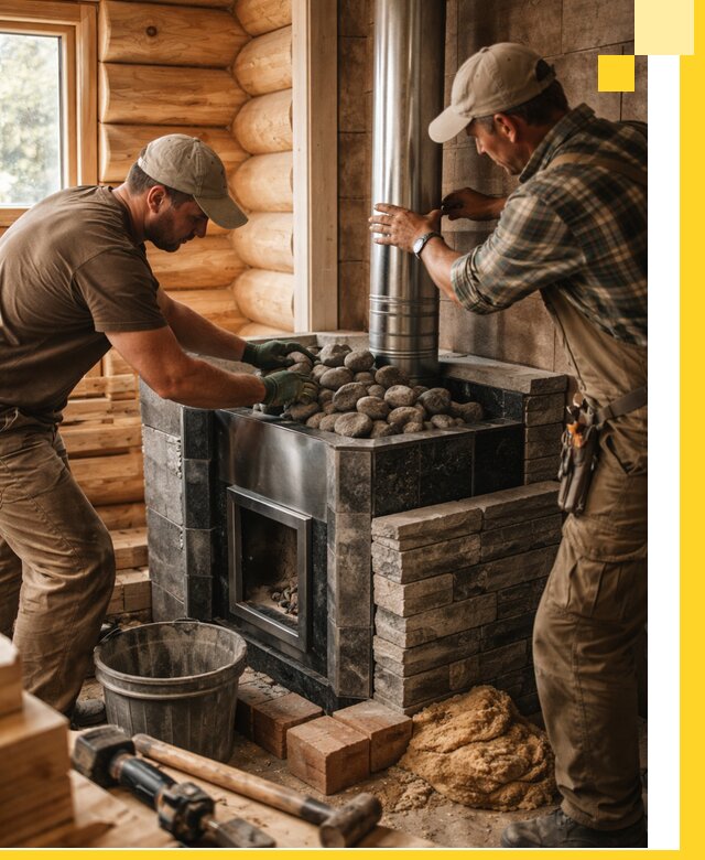 Строительство и отделка русских бань под ключ в Георгиевске