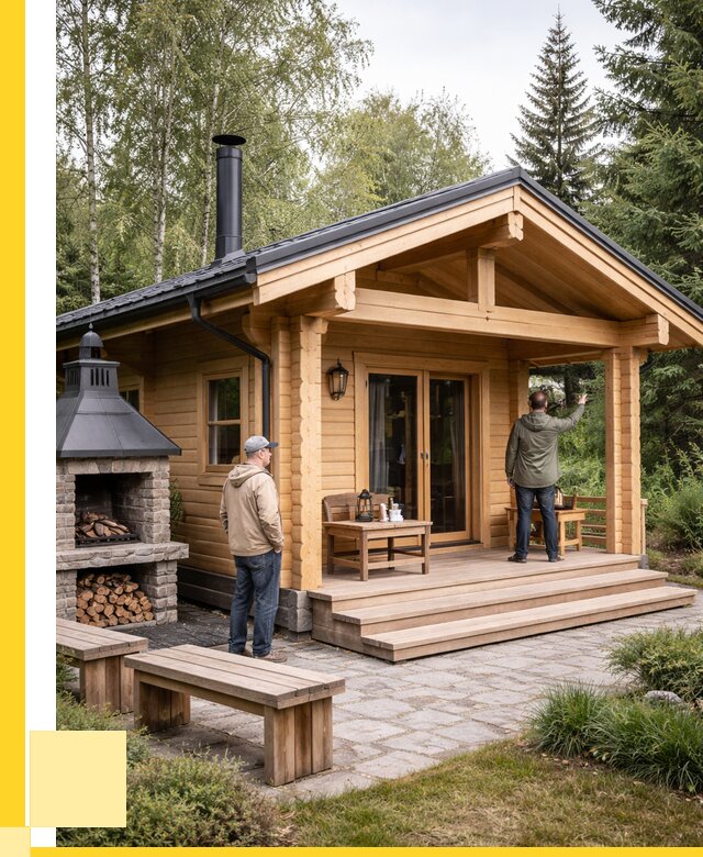 Деревянные бани под ключ в Георгиевске от 463815 р. | ЭриданГрг