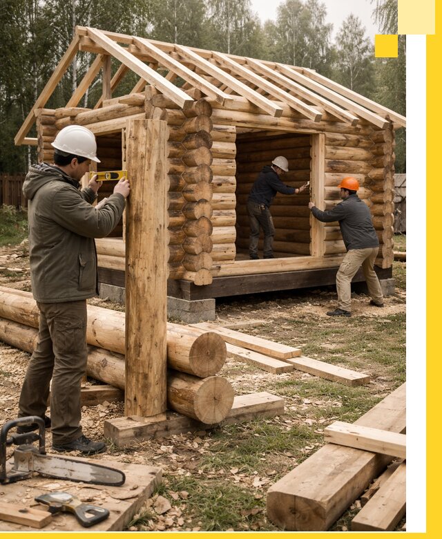 Строительство бань для дачи под ключ в Георгиевске с доставкой и монтажом